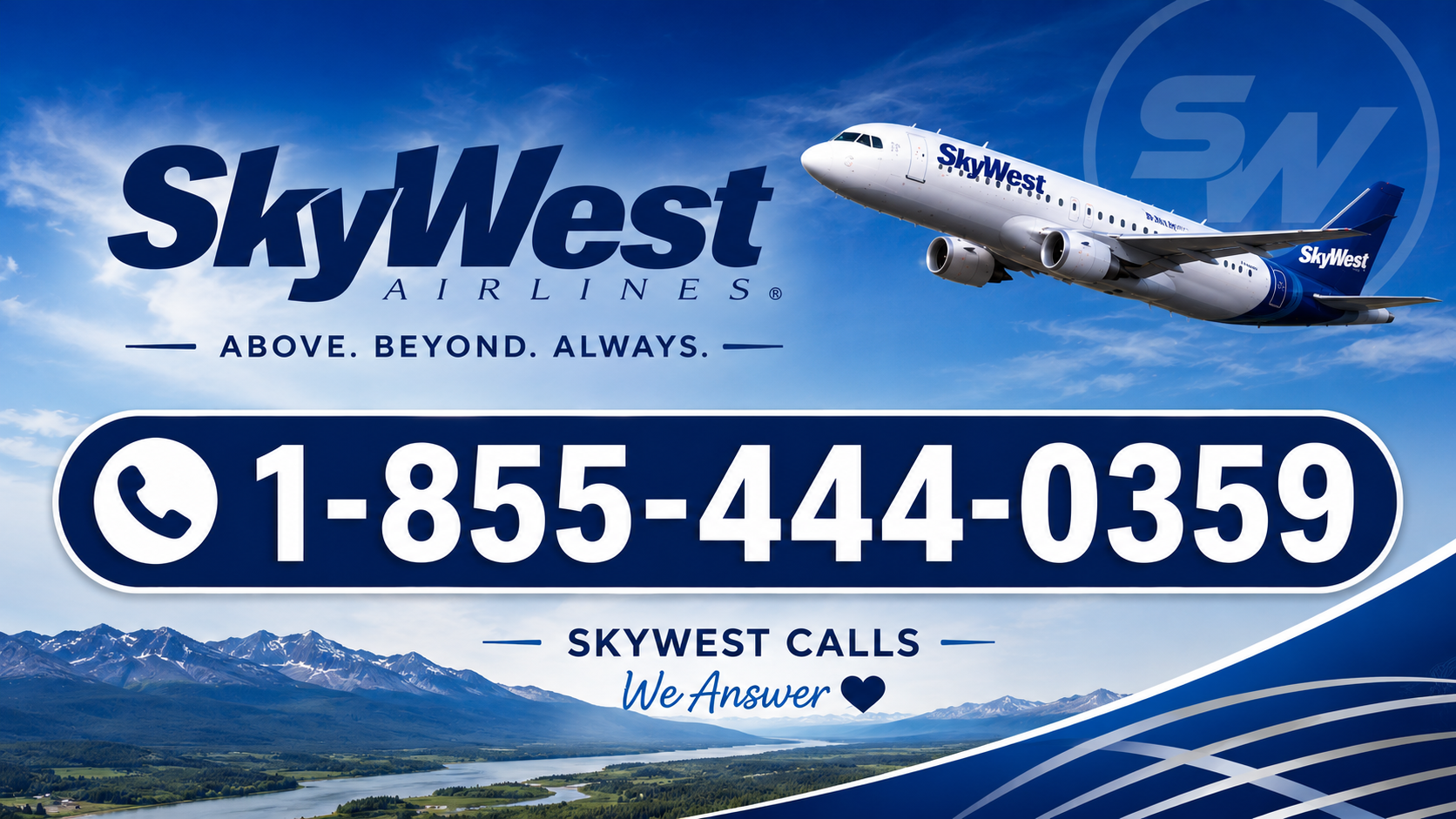 Skywest Airlines Flight Booking Assistance | 24/7 Travel Help +1-855-444-0359
